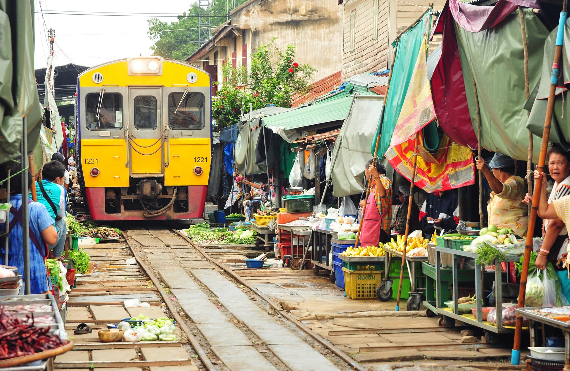 Mae Klong Railway Market