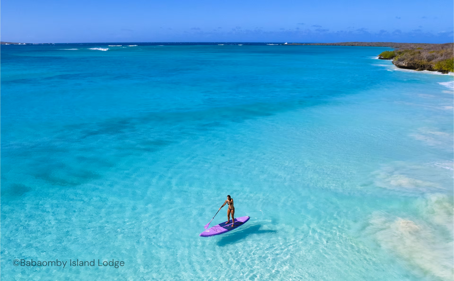 Babaomby Island Lodge, disconnect stay in the Emerald Sea